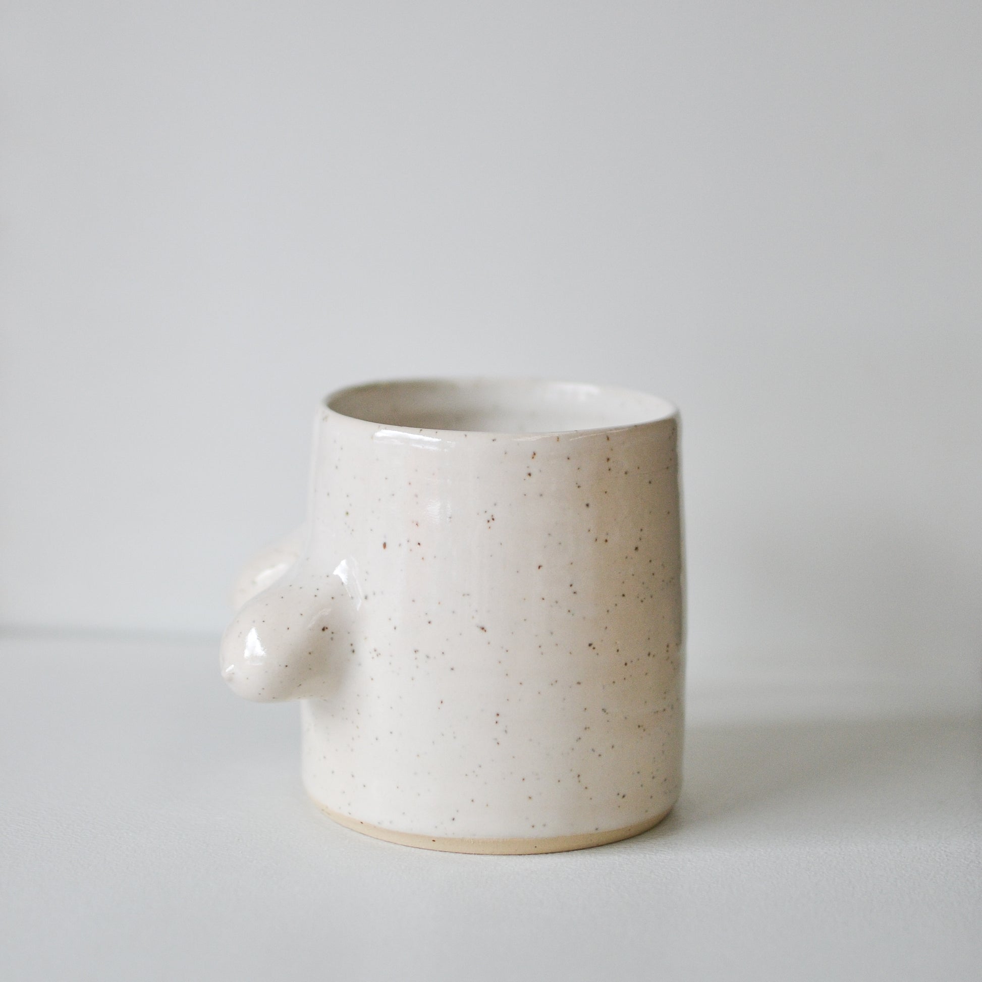 Handmade ceramic boob mug crafted in New Zealand