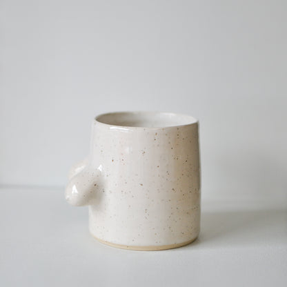 Handmade ceramic boob mug crafted in New Zealand