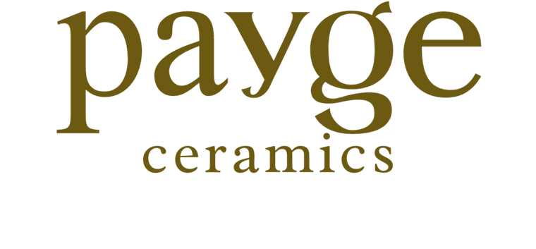 Logo for [payge ceramics], handmade ceramics in New Zealand